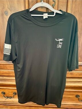 Nine Line Men’s Black Short Sleeve Graphic Tee - Helicopter Logo